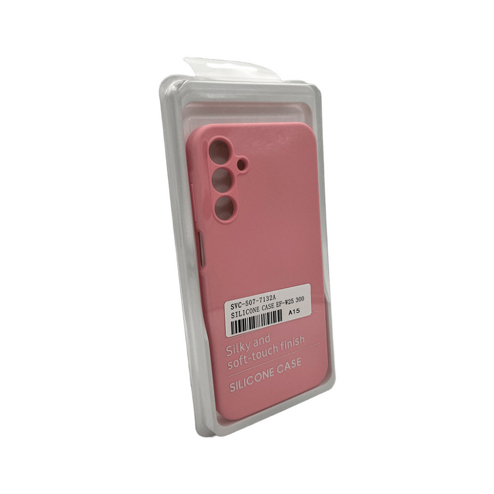 Чехол для Samsung Galaxy A15, силиконовый, розовый Киев - изображение 1