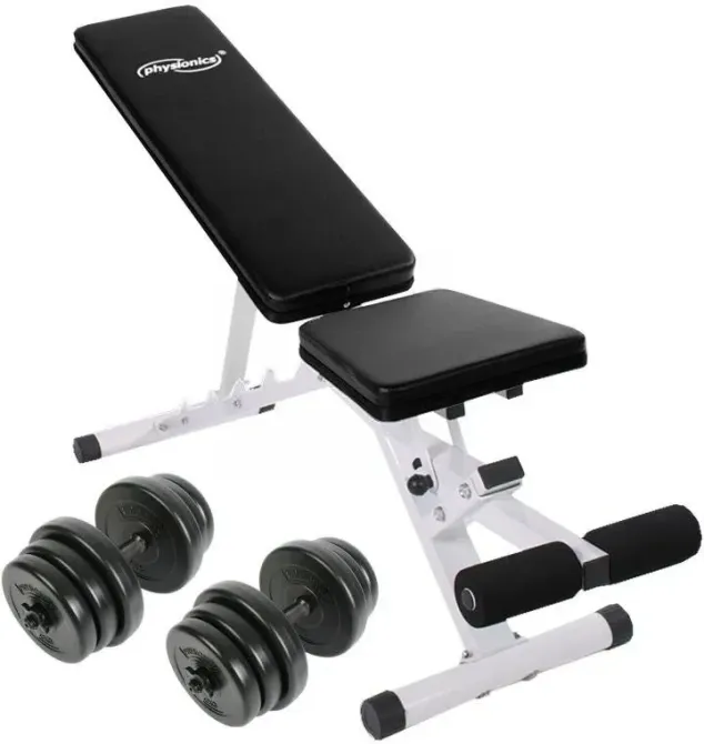 Тренажер Physionics Wielofunkcyjna Лавка Treningowa + Гантелі 40kg Киев - изображение 1