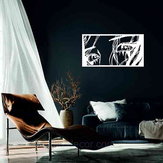 Декоративное настенное Панно «Девушка» Декор на стену 70*36 см, Белый Киев