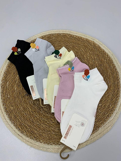 Короткие носки для детей-подростков с интересным дизайном р.36-40 Черновцы - изображение 1