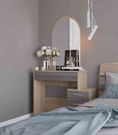 Трюмо-1 комплект для спальні Еверест сонома+трюфель (DTM-2460) Дніпро