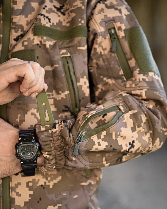 Весняна тактична куртка masad піксель Одеса - фото 5