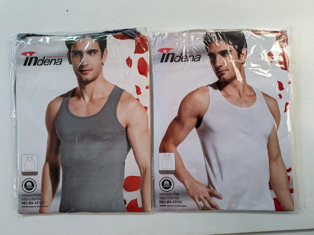 Мужская майка 100% хлопок INDENA 093 Киев - изображение 4