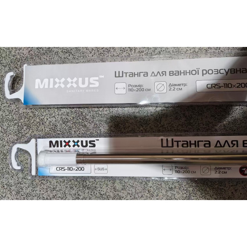 Штанга телескопічна Mixxus CRS-01-110x200    ( AC0653 ) 21206 Харків - фото 3