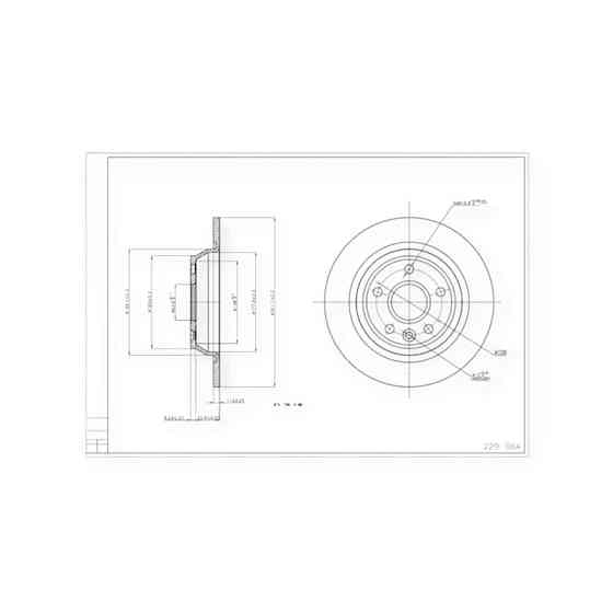Диск Ford C-max, Focus II, Mondeo, Kuga (2007-) задний (d302x11mm) тормозной Мукачево
