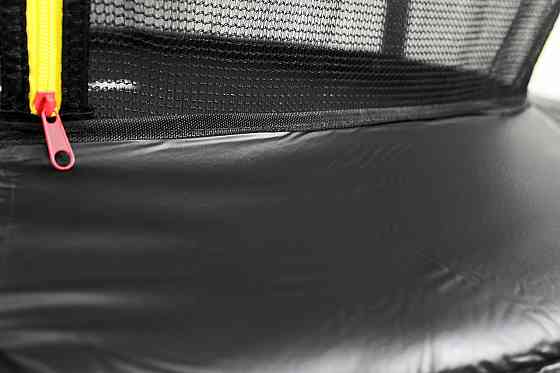 Батут дитячий Just Fun 140 см Black із захисною сіткою для дітей Київ