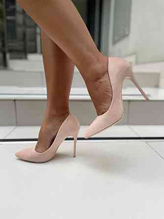 Comer Туфлі жіночі COMER пудра еко-замша каблук 11см розміри 35-38 (2717) Коломия