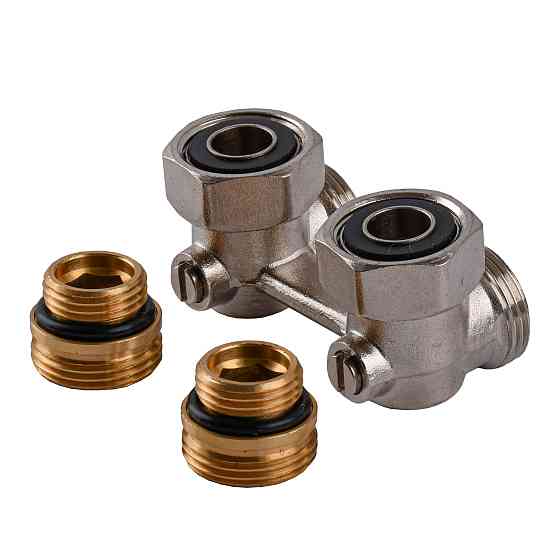 Вузол нижнього підключення панельного радіатора SOLOMON NV 5102 кутовий кульовий 3/4″ Тернополь