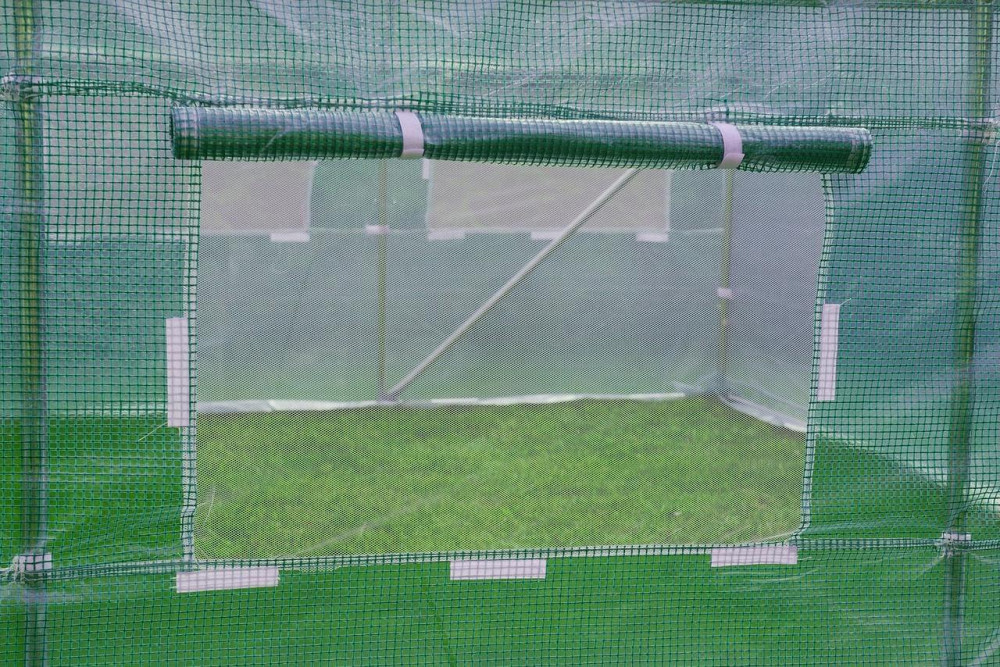 Садова теплиця парник з вікнами FunFit Garden 6m2 = 300х200х200 см (зелена) Київ - фото 4