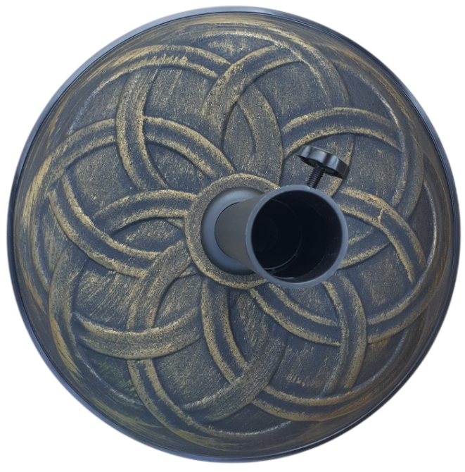 Підставка для парасолі Time Eco TE-BR-25 бетонна, бронзова, 25 кг Київ - фото 7