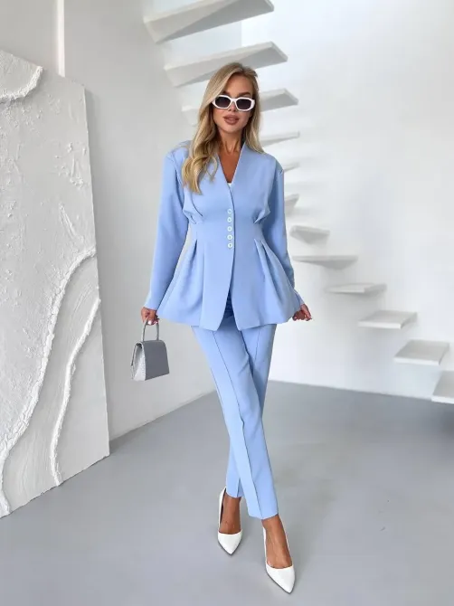 Женский костюм с пиджаком и брюками Одесса - изображение 7