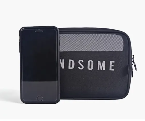 Дорожная косметичка прозрачная (22×11×2см), Косметичка для путешествий / Женская косметичка XL-1015 Коломия