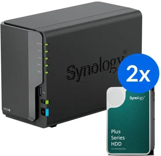 Сервер Synology DS224+ /24T (DS224+24T102) Київ
