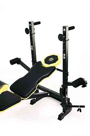 Тренувальна лава багатофункціональна Besport для фітнесу та жиму, Силова лава універсальна для тренувань Київ