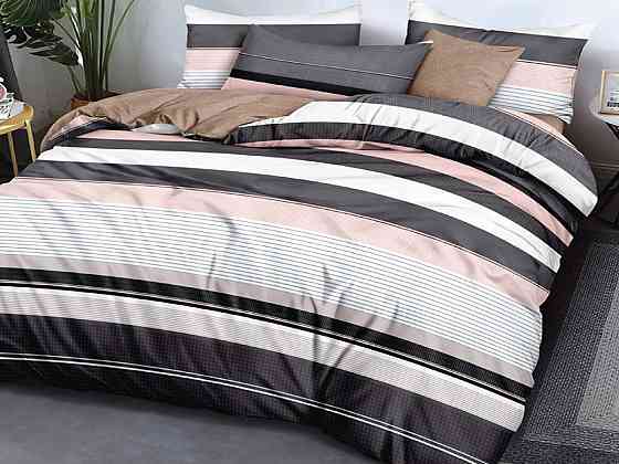 Ecotton Комплект постільної білизни Ecotton Євро 210х220 см чорно-білий Киев