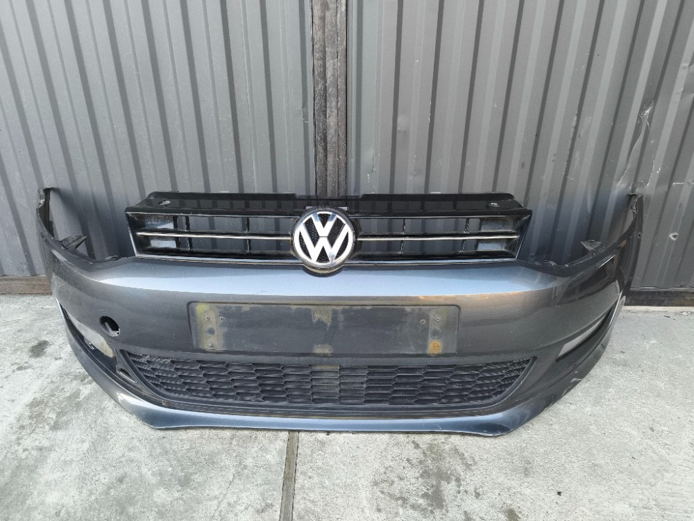 Бампер передній Volkswagen Polo 2014-2017 (6R807221R) Ковель - изображение 1