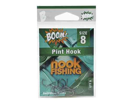Крючок для мирной рыбы Pint Hook No8 (9 шт/уп) (BN) ТМ BOOM Киев