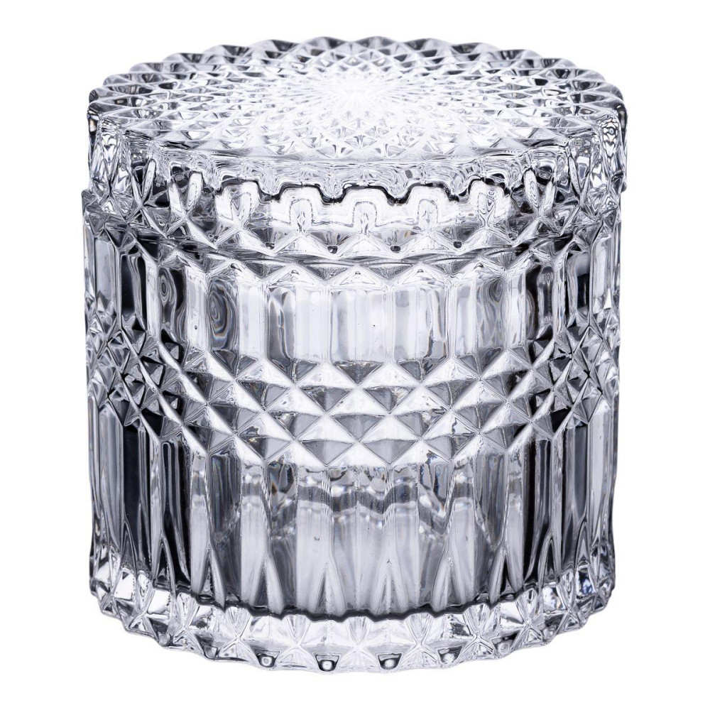 Конфетница с крышкой круглая стеклянная HP-4-100 Киев - изображение 1