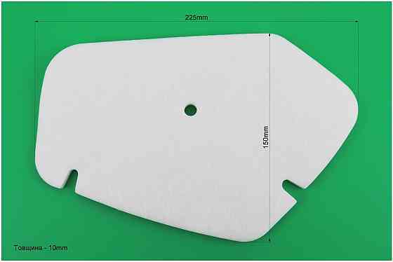 Фільтр-елемент повітряний (фібра, h10мм) Honda AF34 Київ