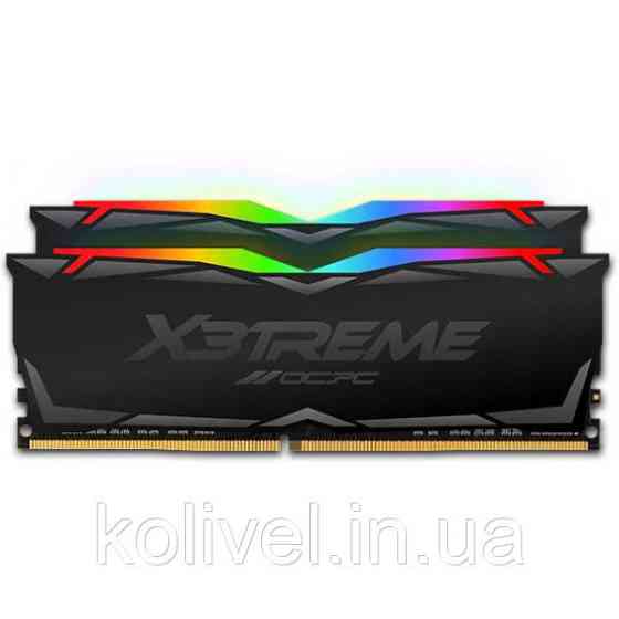DDR4 16Gb 3600MHz (2*8Gb) OCPC X3 RGB Black, Kit (MMX3A2K16GD436C18) Киев