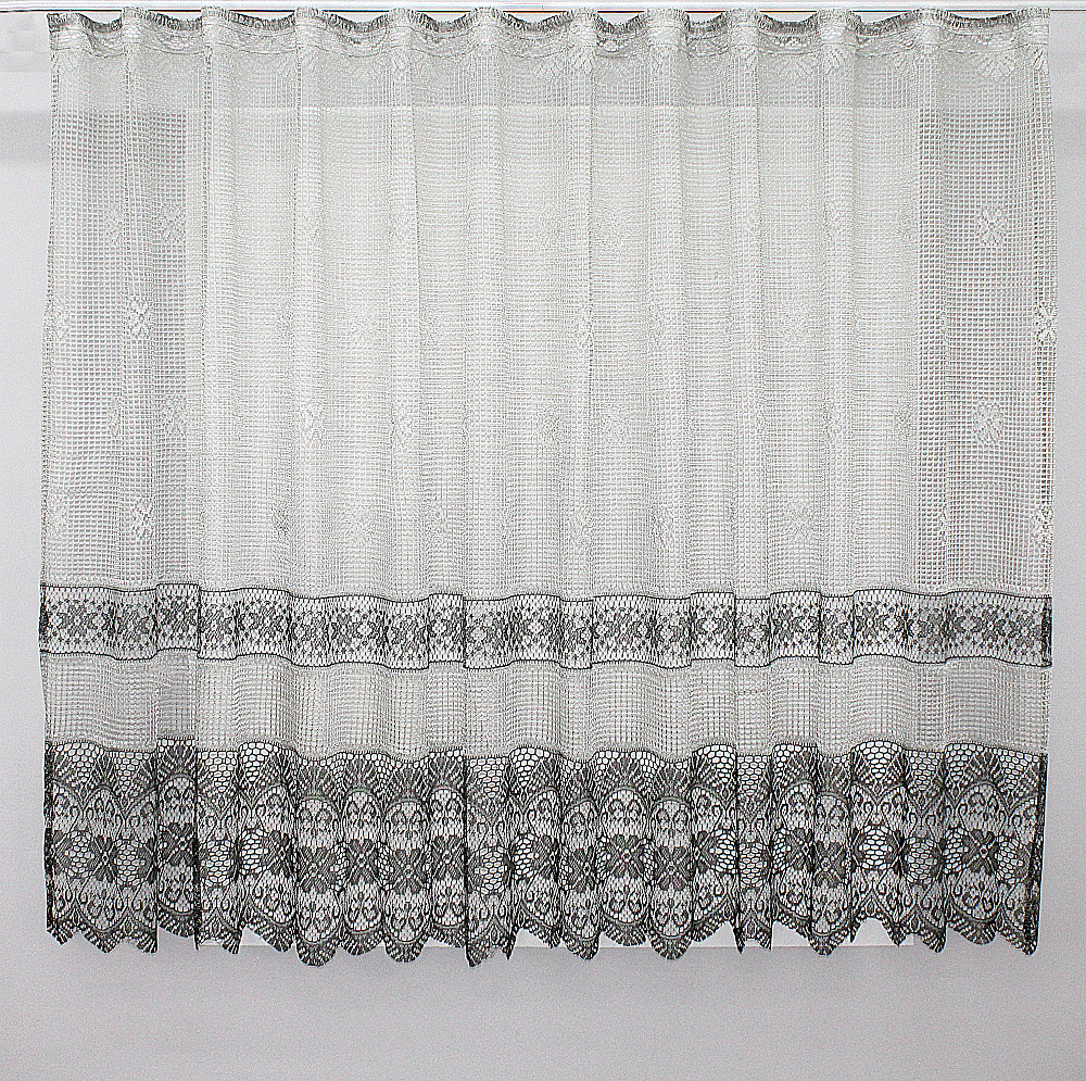 Тюль сітка, висотою 1,5м "Juli" колір сірий 1232т Київ - фото 3