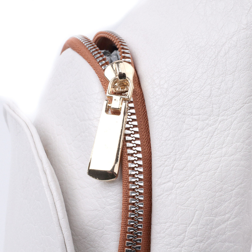 Небольшая женская сумка через плечо из экокожи с акцентом на текстильную лямку Vintage 22779 Белый Киев - изображение 6