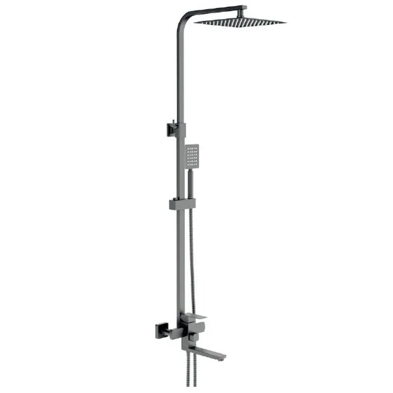 Душова колонна з змішувачем MIXXUS KUB-007-J GRAPHITE з нержавіючої сталі SUS304, графітовий колір (MI6220) Харків - фото 1