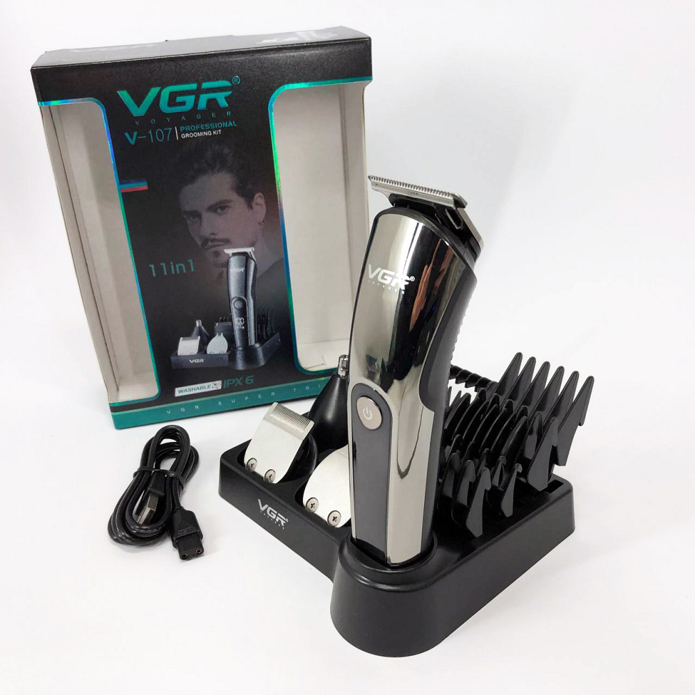 Профессиональная машинка для стрижки волос и бороды VGR, Домашние машинки для стрижки JV-75 Львов - изображение 17