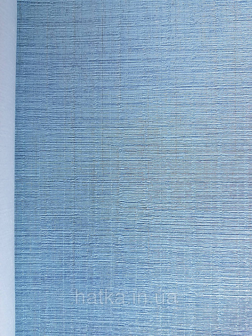 Обои флизелиновые эко Casadeco Five O'Clock 0.53х10 однотонные бирюзовые прожилки серебром под ткань Киев - изображение 2