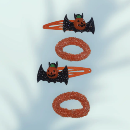 Заколки на Хелловін гарбуз з резинками one size різнобарвний Київ