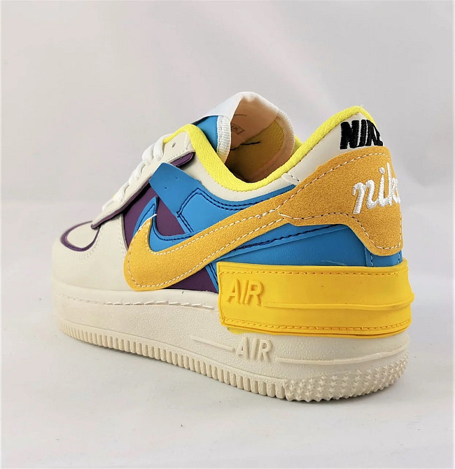 Кроссовки Nike Force Белые Женские Найк Разноцветные Форсы Shadow (размеры: 37,39) Видео Обзор Днепр - изображение 9