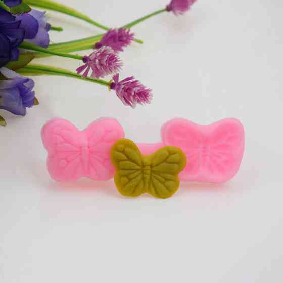 Молд для фоамирана Бабочки 104 на 31 мм розовый Киев