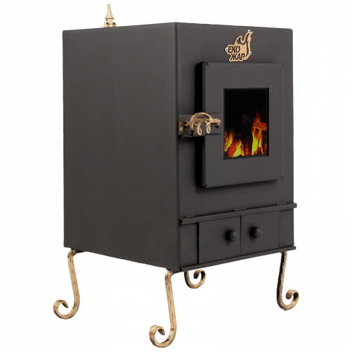 Піч буржуйка камін Экожар Комфорт Плюс (сталь 4 мм) з камерою допалювання вторинних газів Київ - фото 2