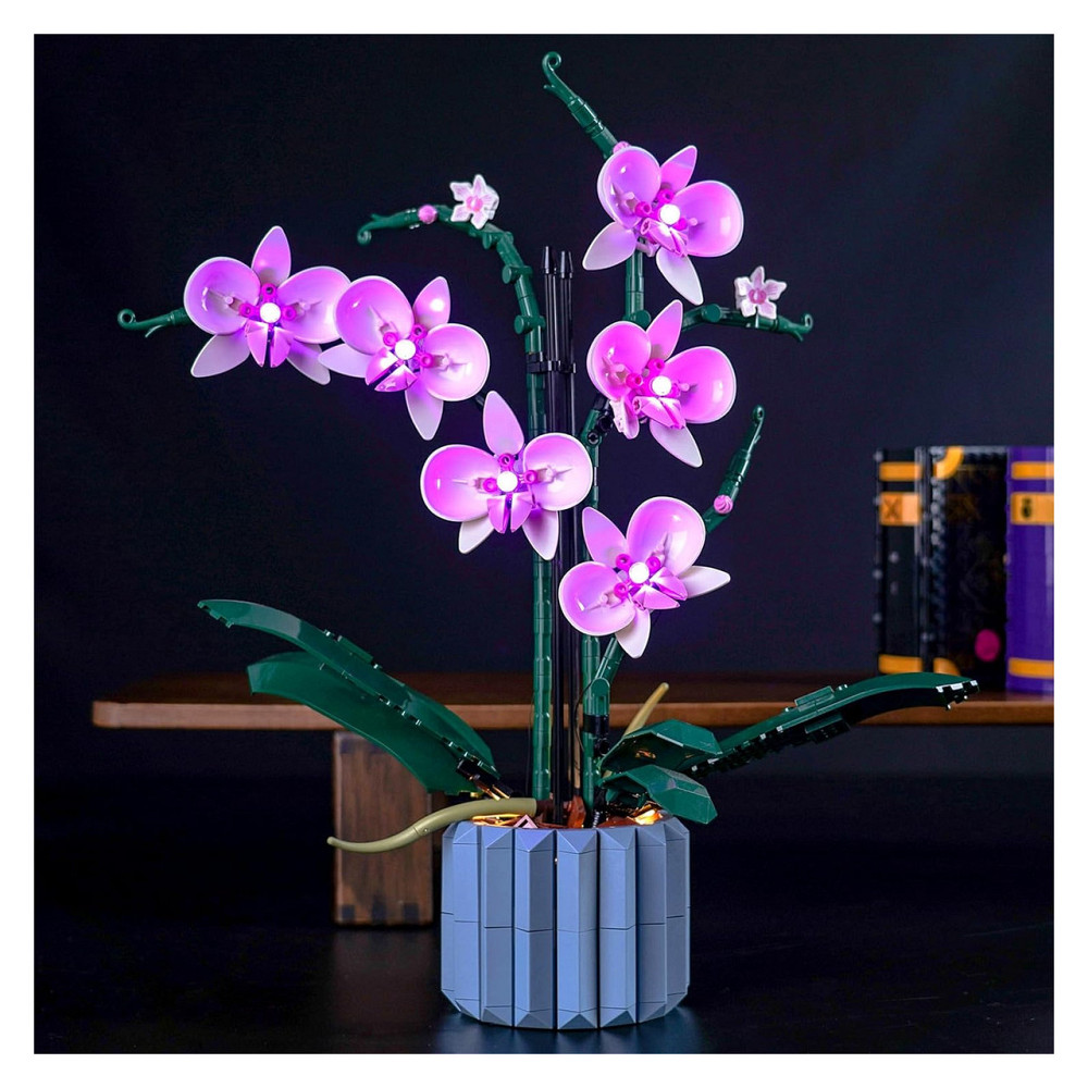 Світлодіодний набір LED підсвітки BrickBling сумісний з LEGO 10311 Orchid фіолетовий USB або батарейне живлення мідний провідник Київ - фото 7