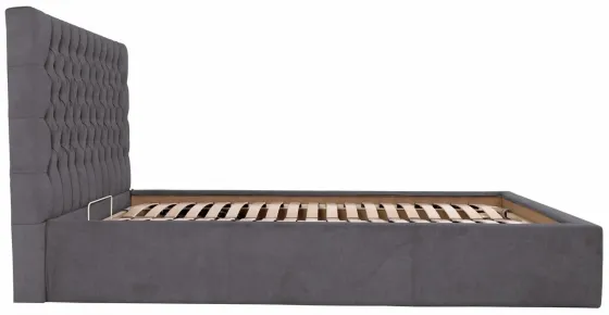 Кровать Cambridge Comfort 120 х 190 см Мисти Dark Grey С подъемным механизмом и нишей для белья Темно-серый Киев