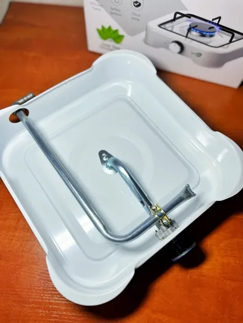 Газовая плита SGS-6001 настольная одноконфорочная, эмалированная поверхность, 0.54 кВт, компактная Одесса - изображение 4