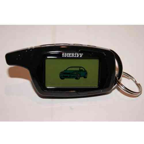 Брелок з ЖК-дисплеєм для сигналізації Sheriff ZX-1090, пульт із зворотним зв’язком Київ