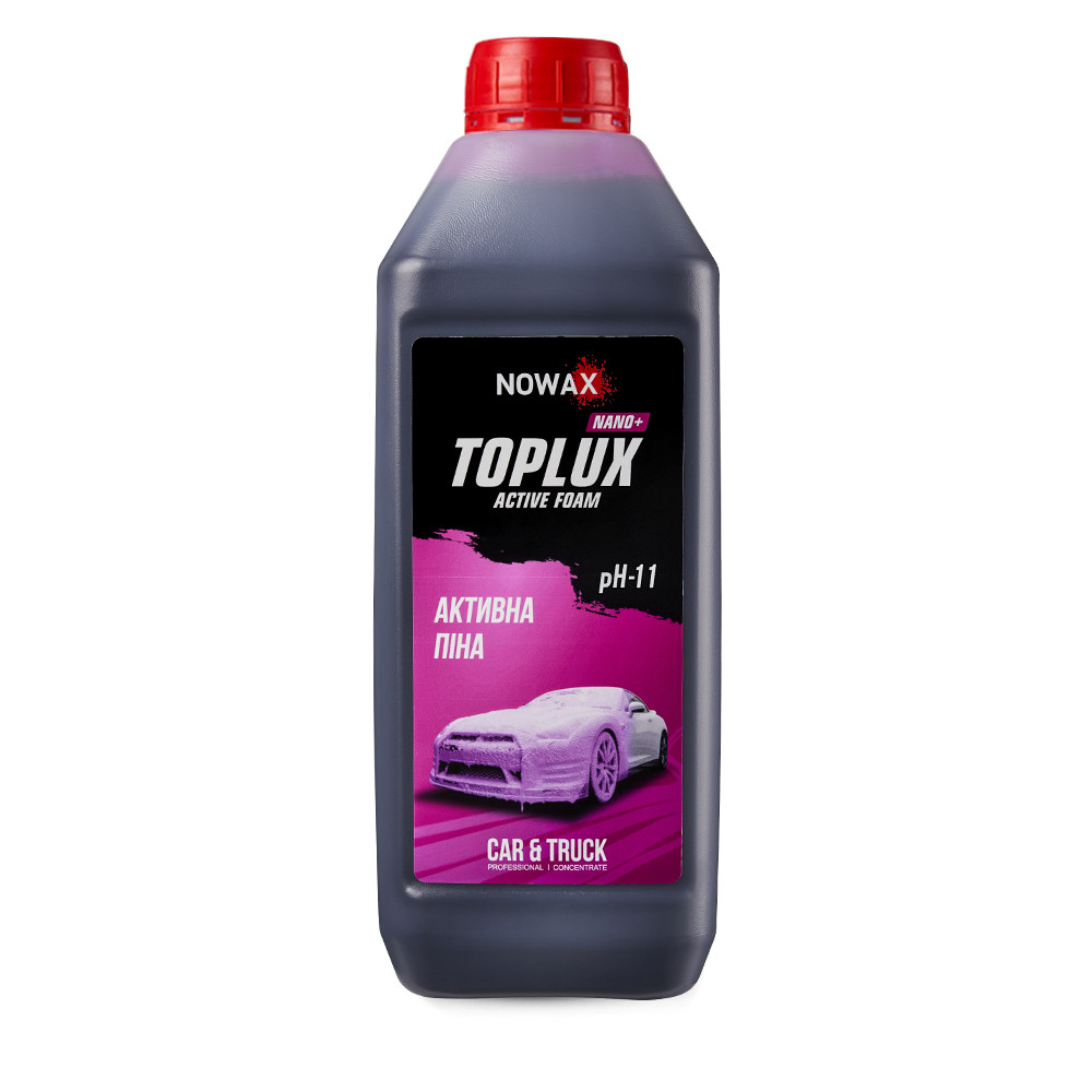 Активна піна Nowax Toplux Nano+Active Foam концентрат для безконтактної мийки 1л Львів - фото 1