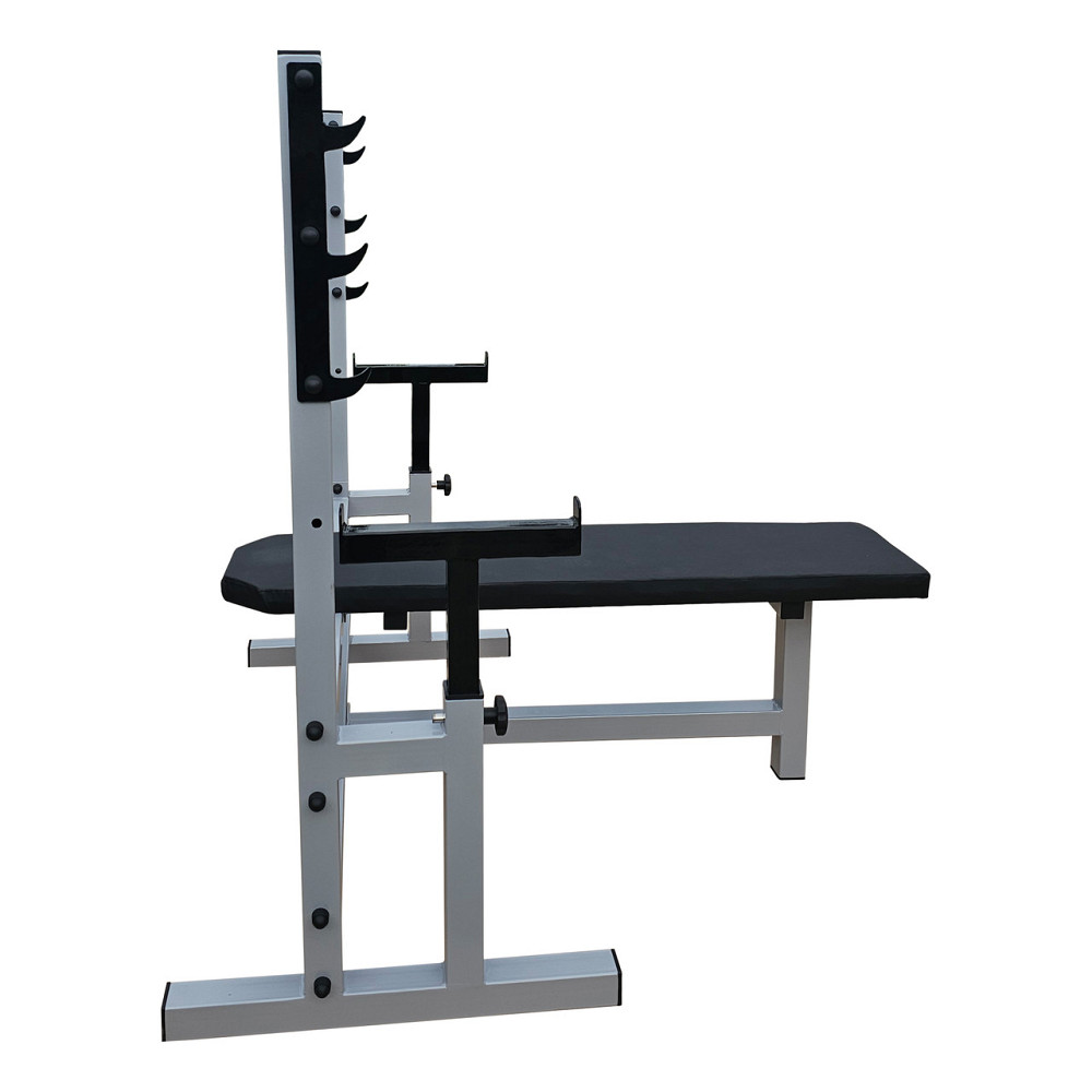 Лавка горизонтальна професійна для жиму зі страховкою 60 на 60 мм Київ - фото 5