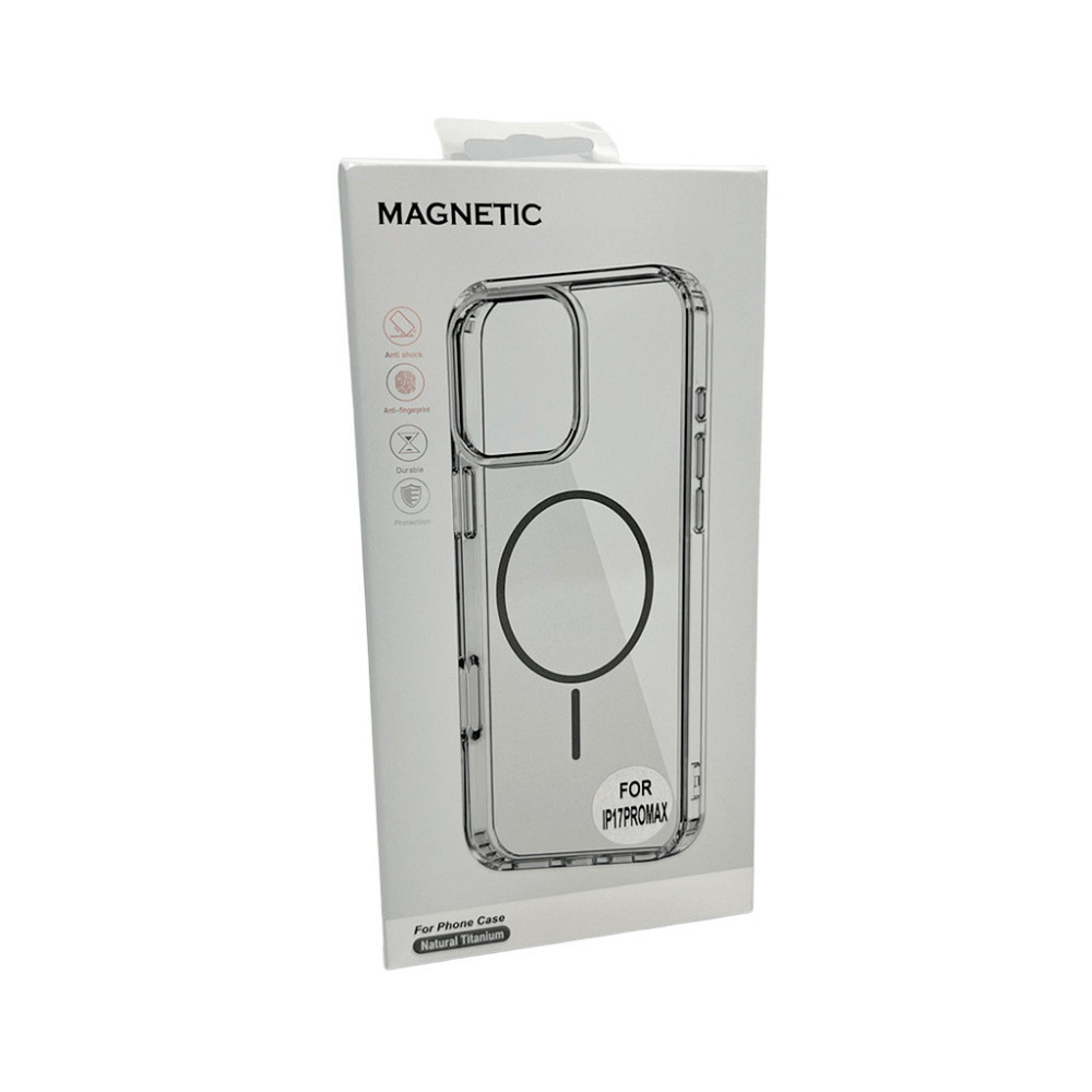 Чохол Cosmic Acrylic Thin Magnetic for Apple iPhone 17 Pro Grey Киев - изображение 1