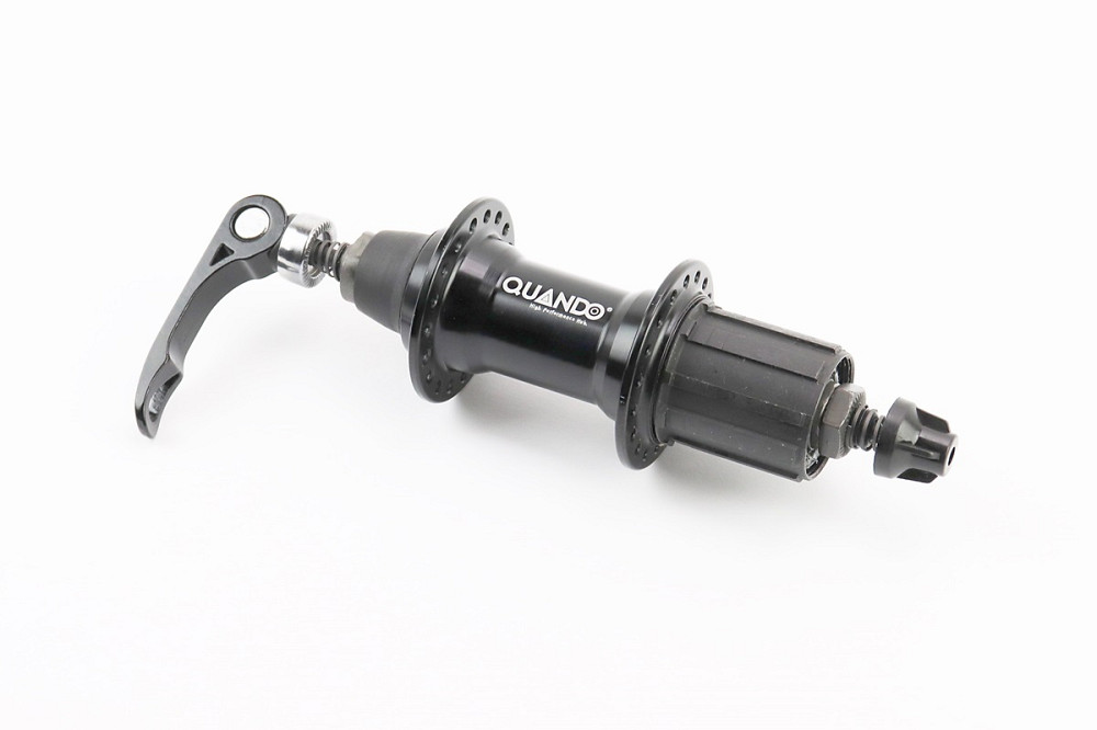 Втулка задня MTB алюмінієва 14Gx36H під касету 8-10зв, V-brake, кріпл. ексцентрик, чорна KT-AR8R Київ - фото 1