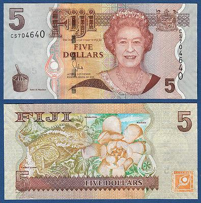 Фиджи / Fiji Islands 5 Dollars (2007) Pick 110 UNC Полтава - изображение 1