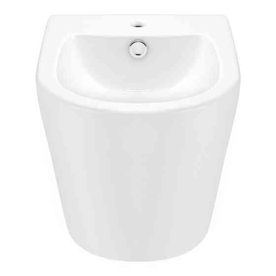 Биде подвесное Qtap Scorpio 515x370x350 White QT14551380GW Киев