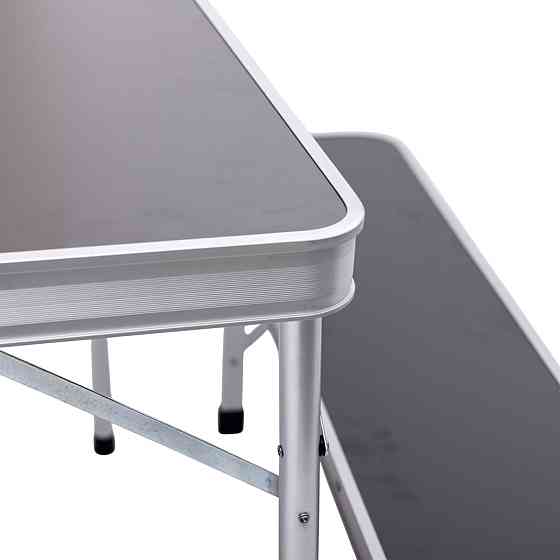 Lugi Комплект туристичний стіл + 2 лавки складні меблі Сірий Lugi JY-9060G Киев