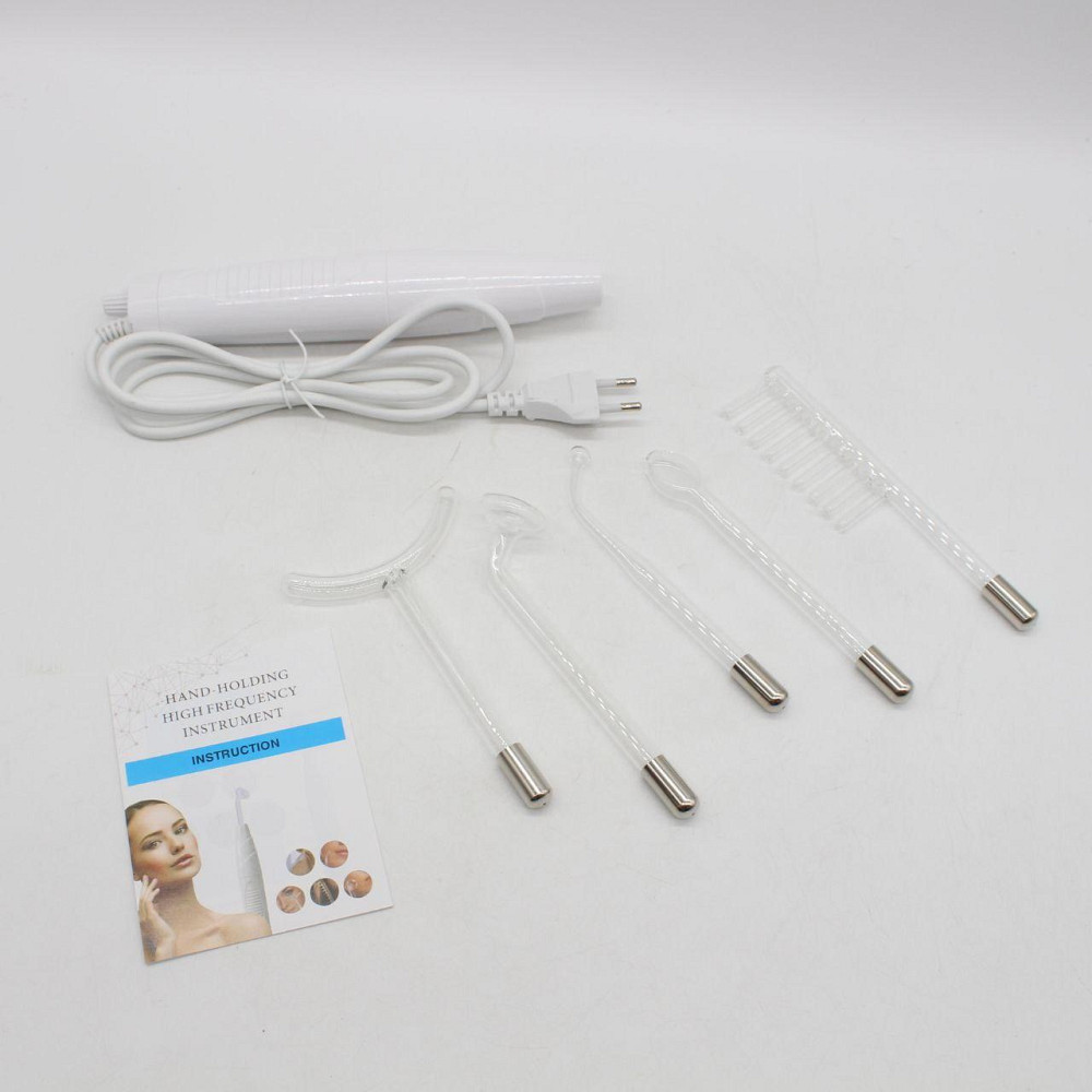 Косметологический дарсонваль + 4 насадки, от сети 220В, LZ 006A / Аппарат по уходу за кожей лица и тела Киев - изображение 9