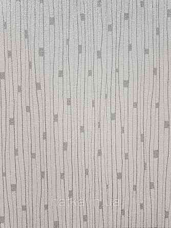 Обои виниловые на флизелине AS creation The Bos 0.53х10 полоски дождик серо серебристые на белом Киев