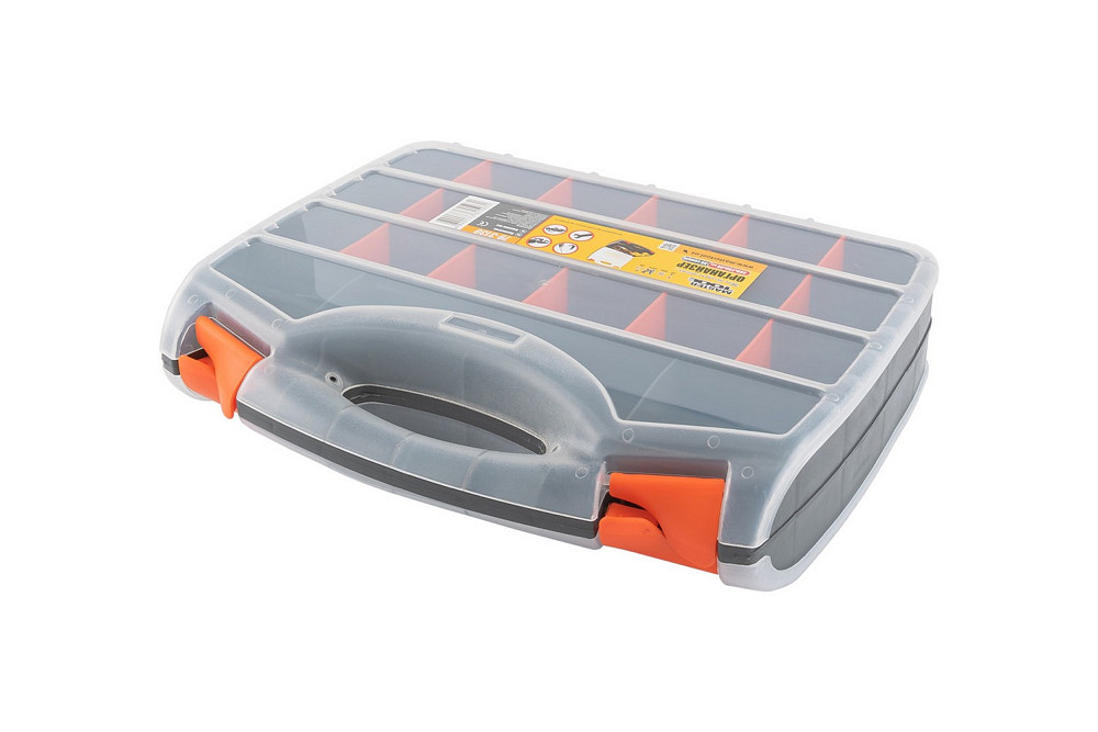MASTERTOOL Органайзер двосторонній MASTERTOOL з ручкою 15" 380х290х80 мм 30 секцій 79-3130 Коломыя - изображение 3