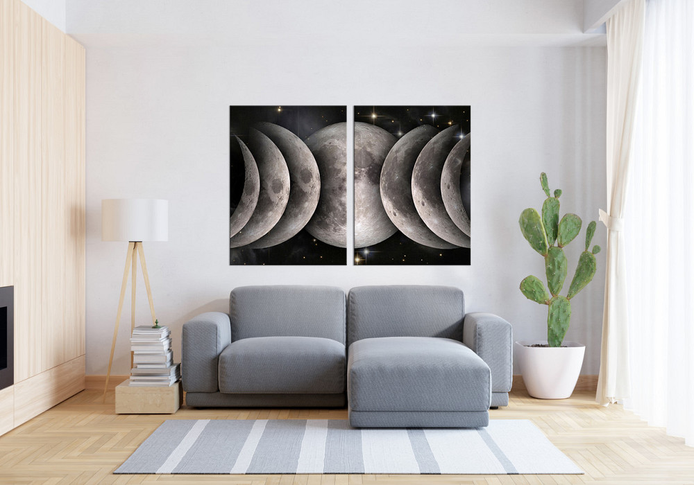 Модульная картина в гостиную / спальню  Місяць TLV-2_133 120х170  см Киев - изображение 3