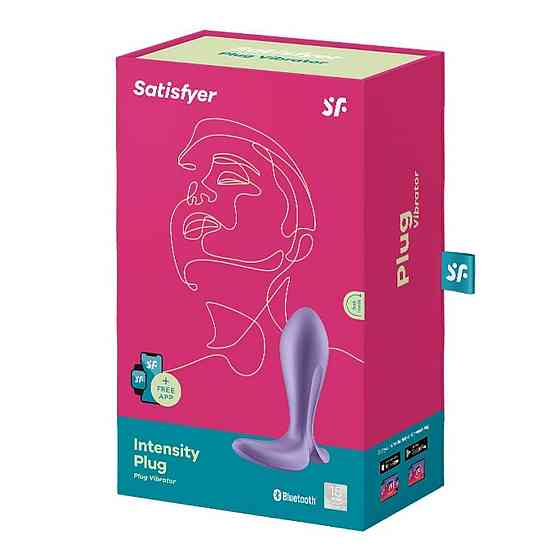 Анальный смарт-вибратор Satisfyer Intensity Plug фиолетовый Sex Aura Киев