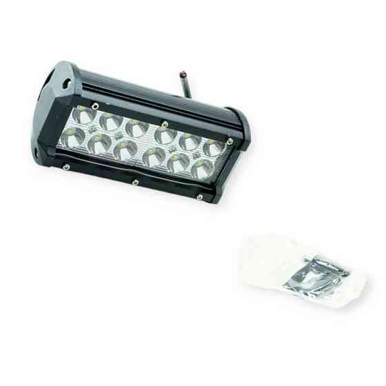 Фара LED прямоугольная 160х70х65 (Д В Ш) 36W дальний (12 LED) Н12 дополнительная Мукачево
